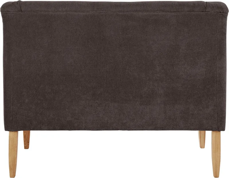 Home affaire Küchensofa Moro Couch mit Federkern, bequem, Breite 142cm, in verschiedenen Stoffen und Farben, Braun, – Produktbild 4 von 5