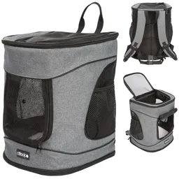 Casaria® Casaria Cadoca Haustierrucksack Grau 41x30x31cm – Produktbild 1 von 1