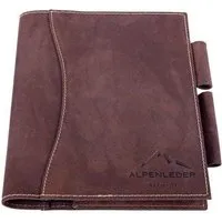 Alpenleder Alpenleder Notizbuch SCHILLER DIN A5, Old havanna (dunkelbraun), – Produktbild 1 von 1
