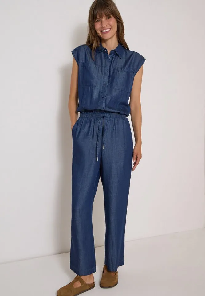 CECIL Overall aus Lyocell, Blau, – Produktbild 1 von 5