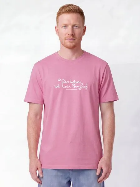 watapparel watapparel T-Shirt Unisex Das Leben ist kein Ponyhof, Bubble pink, – Produktbild 2 von 2