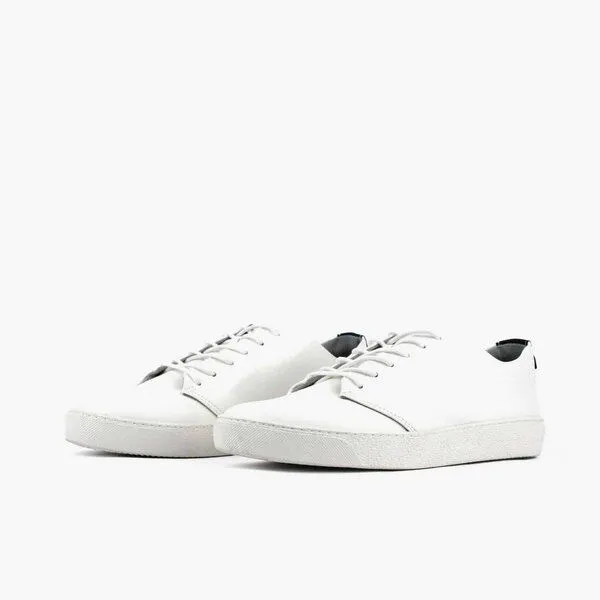 SORBAS SORBAS '82v vegane Sneaker aus Kaktus, All white + black (weiß), – Produktbild 4 von 4