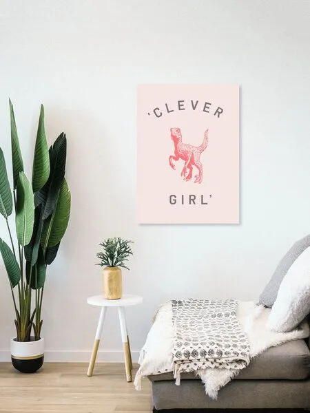 Photocircle Photocircle Poster / Leinwandbild - Clever Girl – Produktbild 4 von 4