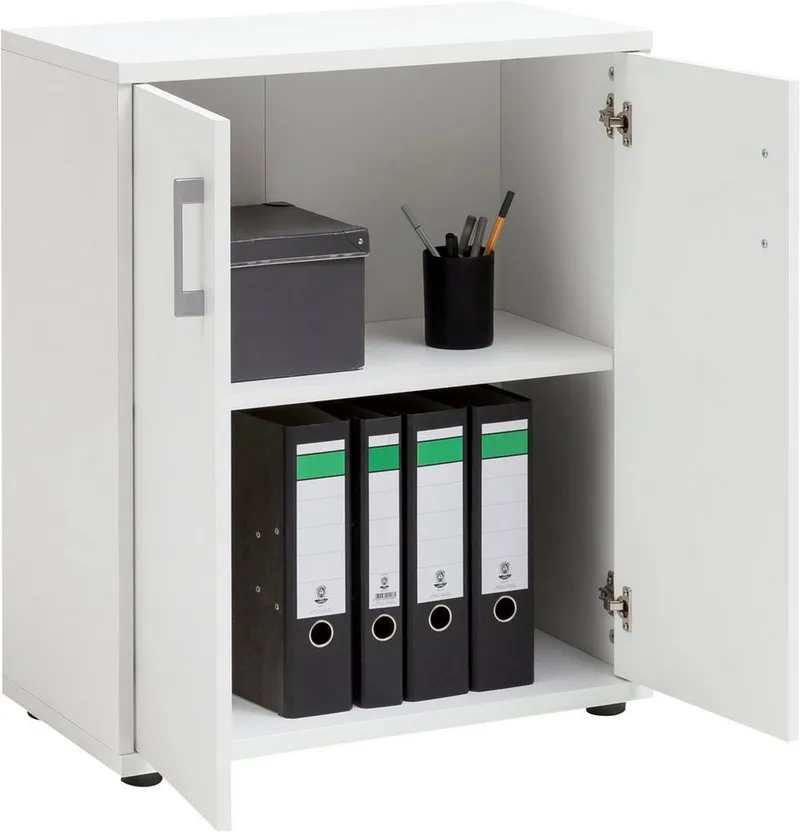 Schildmeyer Aktenschrank Serie 200, Aktenschrank, Made in Germany, B: 65 cm Solide Verarbeitung - Dieses Produkt ist in Deutschland gefertigt, Weiß, – Produktbild 4 von 5