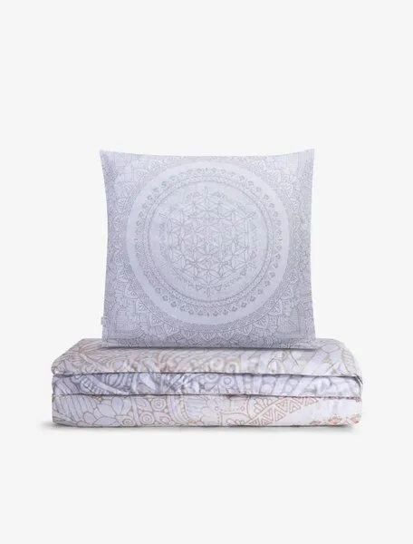 The Spirit of OM The Spirit of OM Bio-Bettwäsche Silver-Gold-Dream – Produktbild 2 von 4