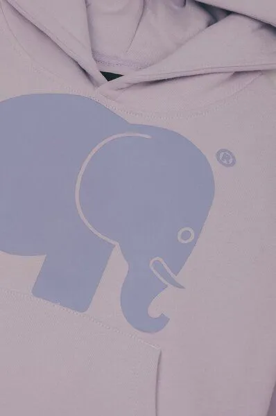 Trendsplant Trendsplant Kid's Organic Classic Hoodie Lavender, Lila, – Produktbild 3 von 3