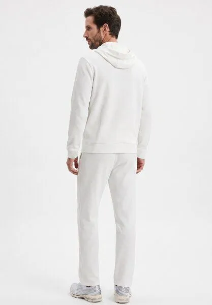 ORGANICATION ORGANICATION HECTORR | Waffel Hoodie aus Bio-Baumwolle & recyceltem Polyester, White, – Produktbild 3 von 5