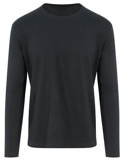 Ecologie by AWDis Ecologie by AWDis Langarm T-Shirt Unisex Vegan Model Erawan, Jet black, – Produktbild 2 von 3