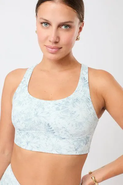 mandala Mandala Sports Bra Printed, Blu mirage (gemustert), – Produktbild 1 von 4