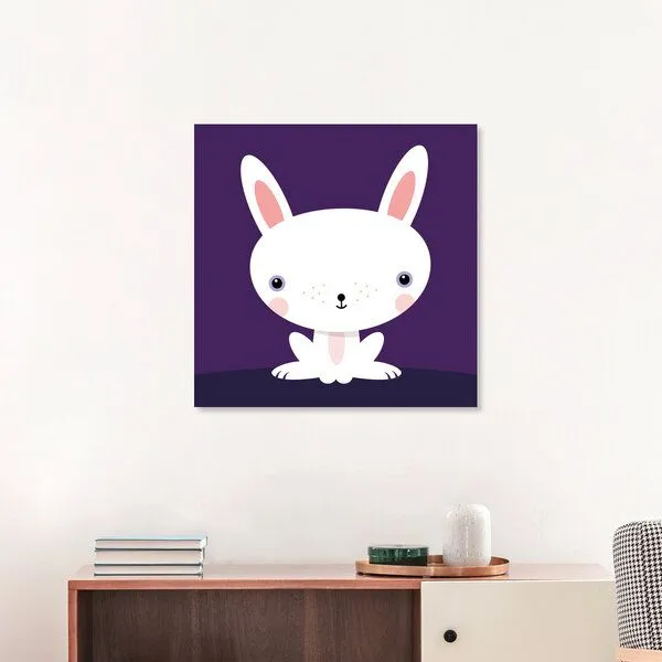 Photocircle Photocircle Poster / Leinwandbild - Kinderzimmerbild Kawaii Hase – Produktbild 3 von 4