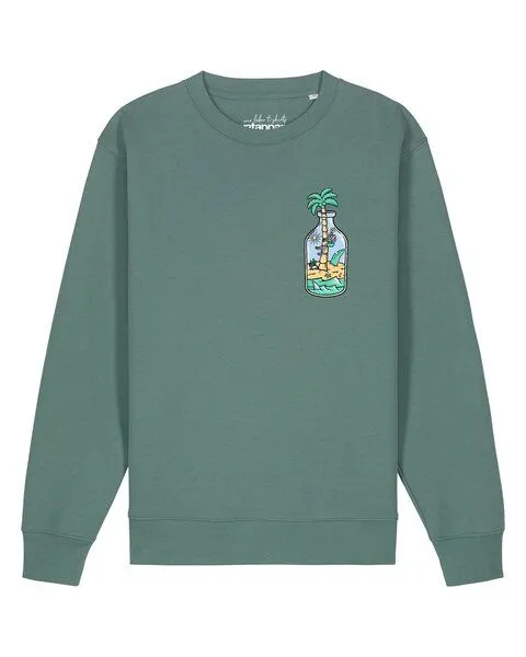 watapparel watapparel Sweatshirt Unisex Holiday in a bottle, Green bay, – Produktbild 1 von 2