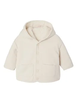 Vertbaudet Vertbaudet Strickjacke Baby Übergangsjacke mit Futter in Lammfelloptik – Produktbild 1 von 1