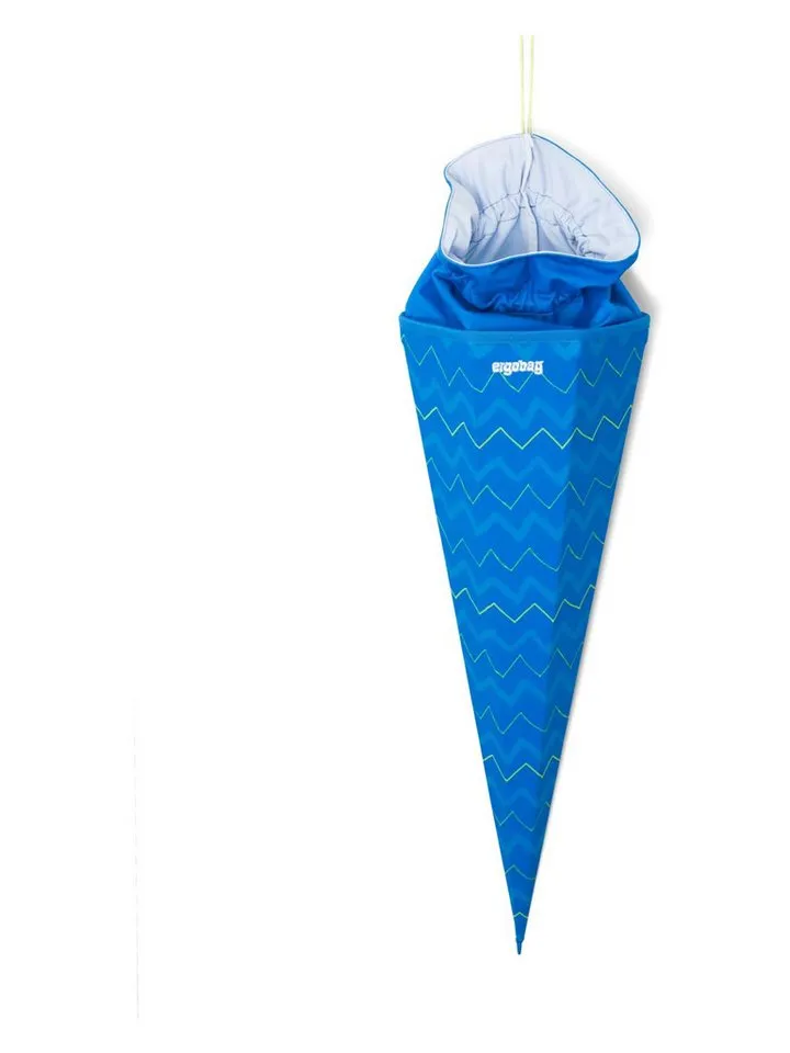 Ergobag Ergobag Schultüte Schultüte, 2-in-1 Funktion: Schultüte oder Aufbewahrungsbeutel, Blau, – Produktbild 4 von 8