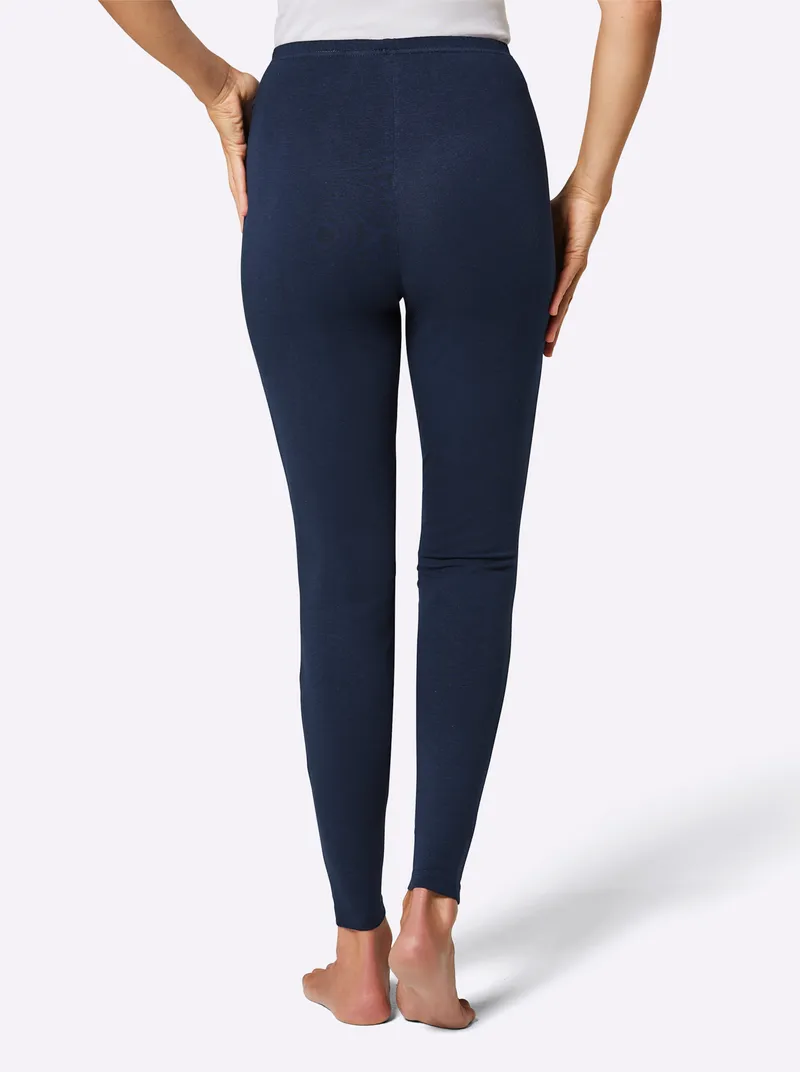 feel good Leggings marine, Marine, – Produktbild 2 von 3
