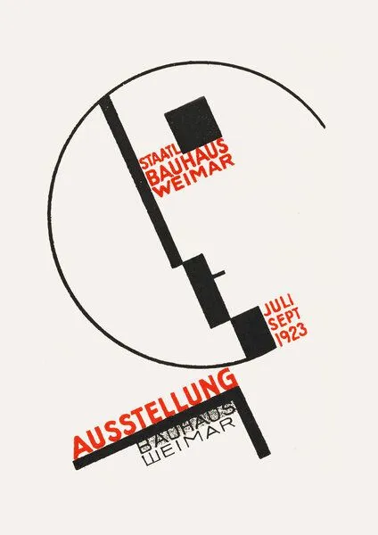 Photocircle Photocircle Poster / Leinwandbild - Bauhaus Austellung Weimar 1923 (sepia) – Produktbild 2 von 8