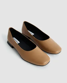 BOHEMA BOHEMA Damen vegan Pumps Carmel Diana Square Toe Beige – Produktbild 1 von 1