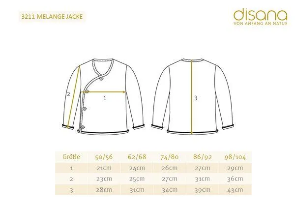 Disana Disana Melange-Jacke bio Merinowolle, Rose, – Produktbild 6 von 8