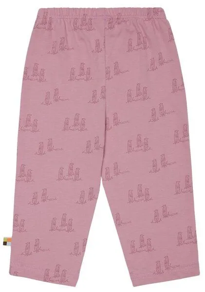 loud + proud loud + proud Babys & Kinder Hose Druck, GOTS-zertifiziert, Aster(rosa), – Produktbild 1 von 2