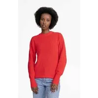 MELA Strickpullover Style GAURI | von MELA | Fairtrade & GOTS zertifiziert, Poppy, – Produktbild 1 von 1
