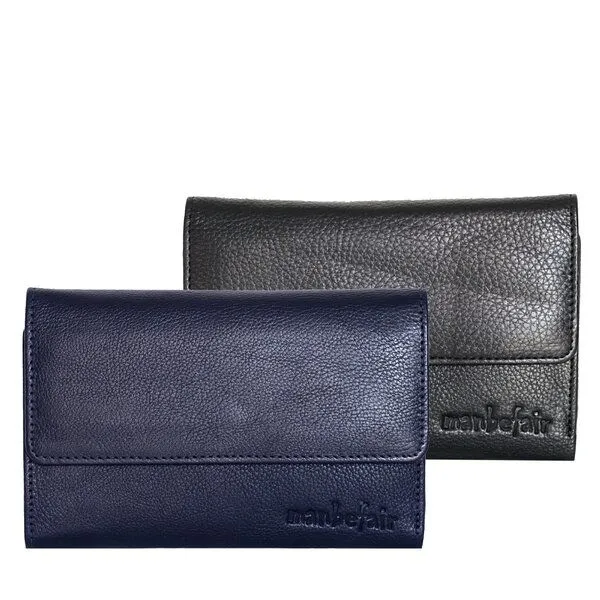manbefair manbefair Damen Geldbörse Joni, Blau, – Produktbild 2 von 4