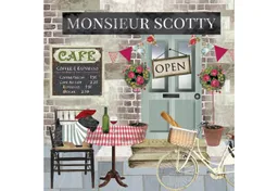 ti-flair Papierserviette, Servietten Papier 33x33cm 3-lagig Cafe in Frankreich Motiv 20 Stück – Produktbild 1 von 1