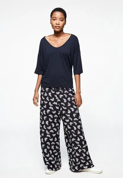 ARMEDANGELS ARMEDANGELS NAIMAA BUTTERFLY - Damen Hose aus LENZING ECOVERO, Dark navy, – Produktbild 4 von 4