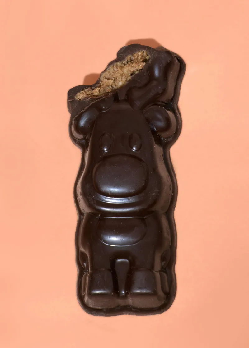 KoRo KoRo Limited Edition: Bio Zartbitterschokolade mit Lebkuchengewürzfüllung | 12 x 23 g – Produktbild 3 von 5