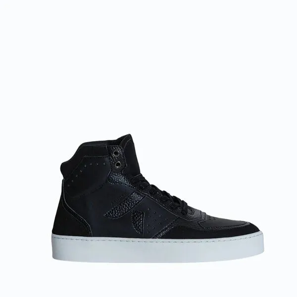 Ashoka Paris Ashoka Paris Mateo High-Top Sneaker Schwarz, biobasiert & recycelt – Produktbild 1 von 4