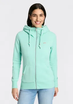 ragwear ragwear Kapuzensweatjacke NESKIA ZIP A O mit Kordelzug und Logo am Ärmel – Produktbild 1 von 1