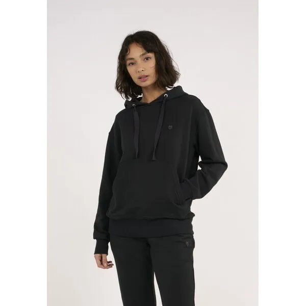 KnowledgeCotton Apparel KnowledgeCotton Apparel Kapuzenpullover - DAPHNE - aus Bio-Baumwolle, Schwarz (black jet), – Produktbild 1 von 3