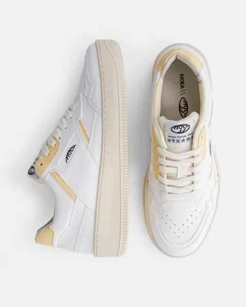 MoEa MoEa Sneakers Origin - White & Yellow - Pineapple, White, – Produktbild 2 von 4