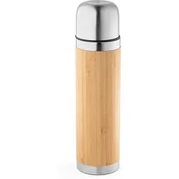 hi!dea™ hi!dea™ CEYLON. Thermoskanne aus Bambus und Edelstahl 450 ml, Beige, – Produktbild 1 von 1