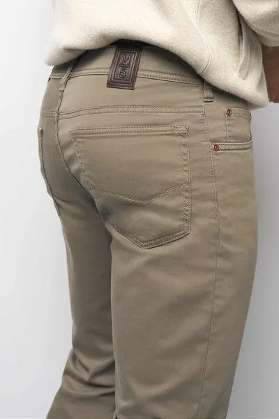 M 5 BY MEYER M 5 BY MEYER Five Pocket aus High Performance Satin, Weiß (stein), – Produktbild 5 von 5