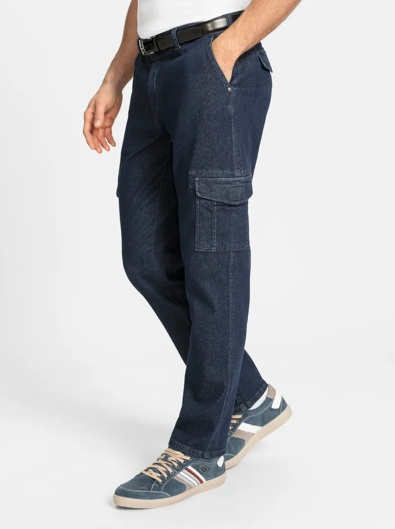 Catamaran Cargojeans, Dark blue denim, – Produktbild 2 von 3