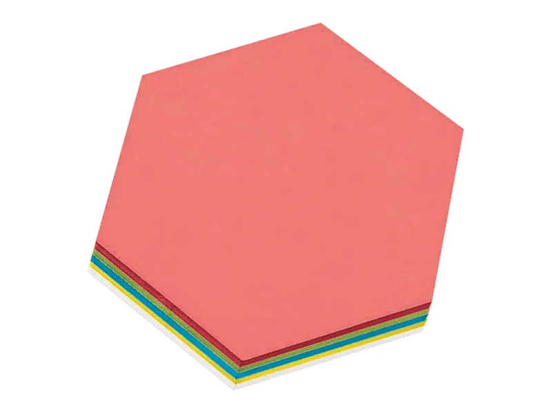 250 Blatt Moderatorenpapier Wabe 19x16,5 (farbig sortiert) – Produktbild 1 von 1