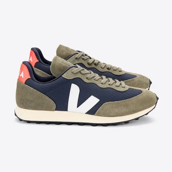 Veja Veja Sneaker Damen - Rio Branco Alveomesh, Blau (nautico white orange fluo), – Produktbild 1 von 4