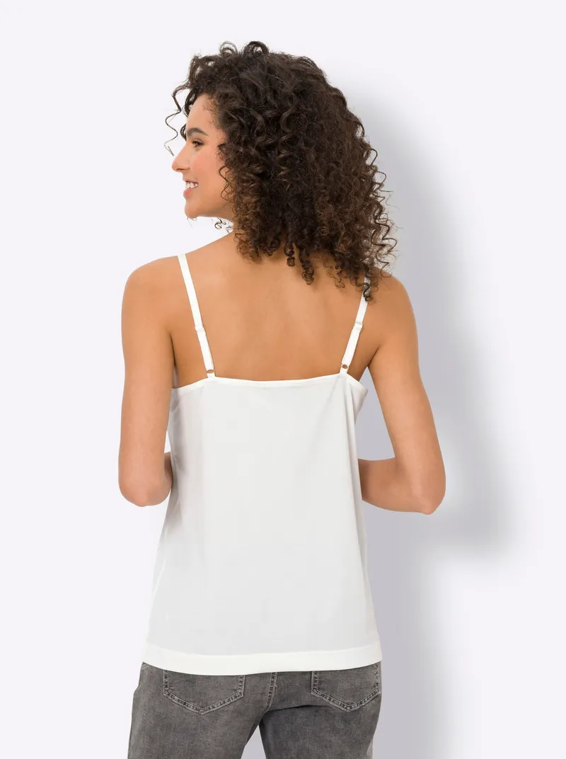 heine Spitzentop ecru, Ecru, – Produktbild 2 von 2