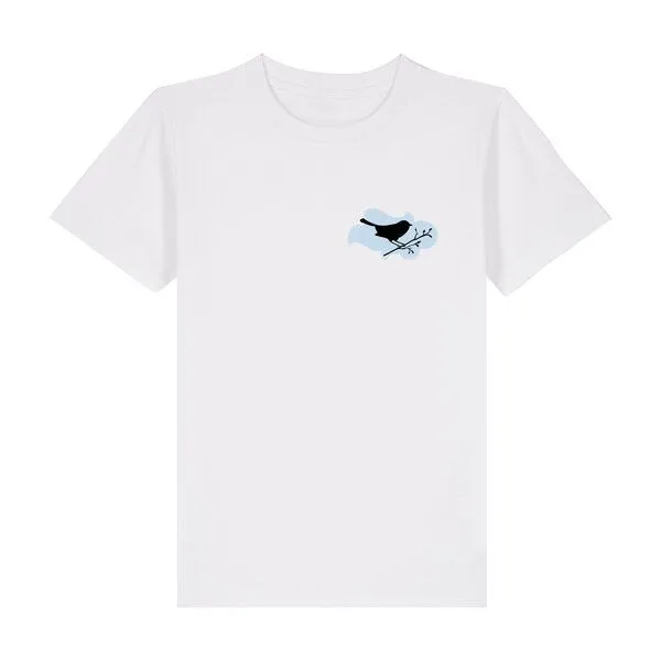 Spangeltangel Spangeltangel Kinder-T-Shirt "Oktopus", bedruckt, Biobaumwolle, Weiß, – Produktbild 2 von 5