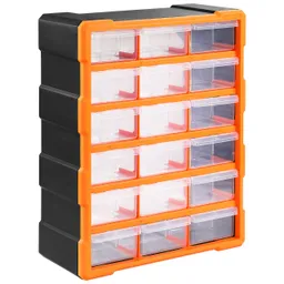 Casaria® Casaria monzana Kleinteileorganizer 47,5x38x16cm 18 Fächer – Produktbild 1 von 1