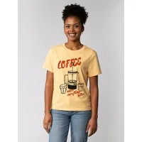watapparel watapparel T-Shirt Frauen Coffee makes everything better, Brown, – Produktbild 1 von 1