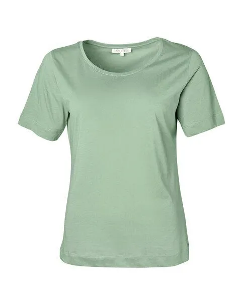 Alma & Lovis Alma & Lovis Basic T-Shirt aus 100% Bio-Baumwolle ‚Tee‘, Grün, – Produktbild 2 von 2