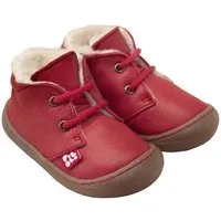 Pololo Pololo Lauflernschuh-Winterschuh "Juan", gefüttert mit 100% Wolle (Bio/kbT), Gr. 20 - 27, Rot, – Produktbild 1 von 1