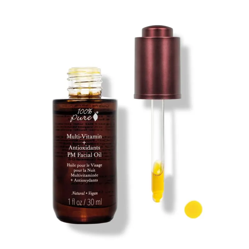 100% PURE® - Purity Cosmetics Multi-Vitamin + Antioxidants PM Facial Oil - Gesichtsöl – Produktbild 1 von 1