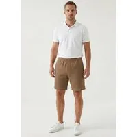 ORGANICATION ORGANICATION STEVVEN | Waffel-Shorts aus Bio-Baumwolle & recyceltem Polyester, Brown, – Produktbild 2 von 4