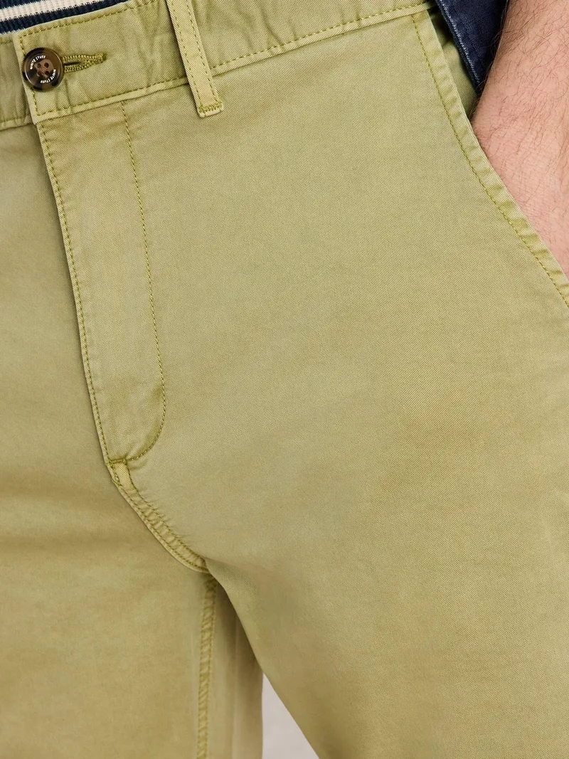 White Stuff Pantalon Chino Sutton En Coton Biologique - 36/R, Grün, – Produktbild 3 von 4