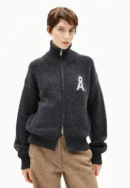 ARMEDANGELS ARMEDANGELS ICONIC Å BOUCLÉ Damen Strickmantel aus Bio-Woll Mix (recycelt) – Produktbild 1 von 1