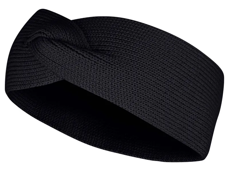 MELA MELA Bio-Damen-Stirnband 'MEENA' geknotet, Schwarz, – Produktbild 1 von 1