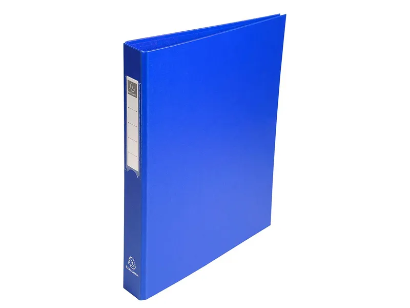 Exacompta 10 Exacompta Ringbücher aus kaschiertem Karton, DIN A4, 4 Ringe, RB 40 mm, blau – Produktbild 1 von 1