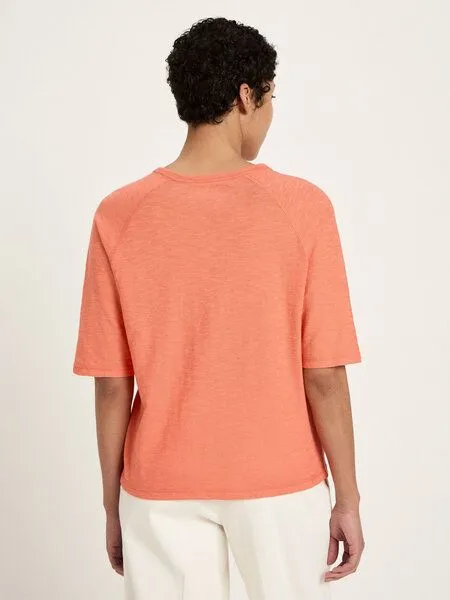 LANIUS LANIUS Raglanshirt (GOTS) aus Bio-Baumwolle, Peach, – Produktbild 2 von 4