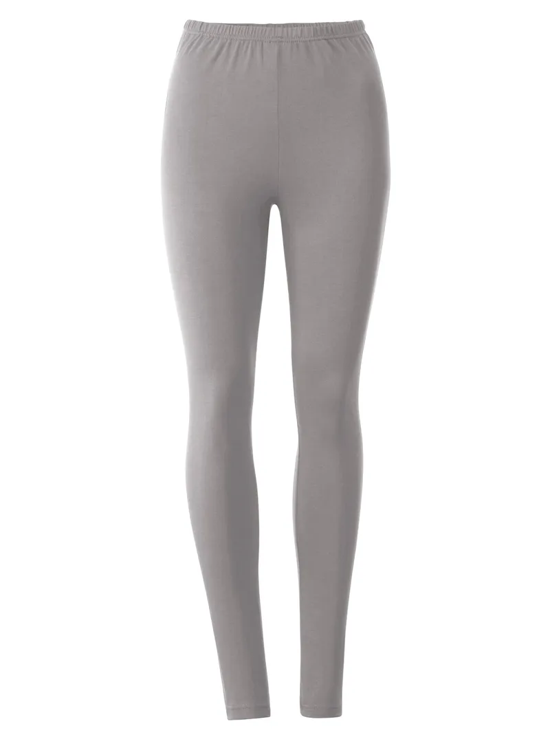 feel good Leggings grau-meliert, Grau-meliert, – Produktbild 1 von 3